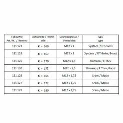 FollowMe Axe De Roue Arrière M12 Pour Adaptation Follow Me 10 FollowMe Axe De Roue Arrière M12 Pour Adaptation Follow Me -Remorques vélo Soldes axe de roue arriere m12 pour adaptation follow me full 5