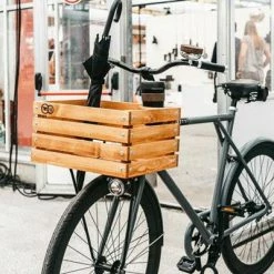 Caisse Vélo En Bois Sur Porte Bagages Avant Two-O 12 Caisse Vélo En Bois Sur Porte Bagages Avant Two-O -Remorques vélo Soldes caisse velo en bois sur porte bagages avant two o full 5