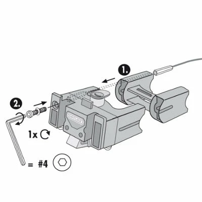 Déport De La Fixation De Sacoche De Guidon Ortlieb 6 Déport De La Fixation De Sacoche De Guidon Ortlieb – Image 4