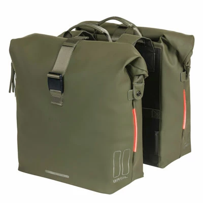 Double Sacoche Basil 41 L SoHo Nordlicht Avec éclairage Intégré 4 Double Sacoche Basil 41 L SoHo Nordlicht Avec éclairage Intégré – Image 2