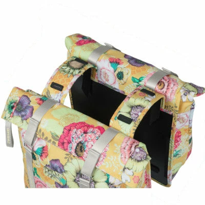 Double Sacoche Vélo Porte-bagage Arrière Jaune Bloom Field Basil 5 Double Sacoche Vélo Porte-bagage Arrière Jaune Bloom Field Basil – Image 3