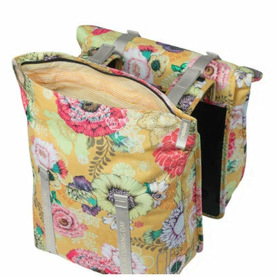 Double Sacoche Vélo Porte-bagage Arrière Jaune Bloom Field Basil 6 Double Sacoche Vélo Porte-bagage Arrière Jaune Bloom Field Basil – Image 4
