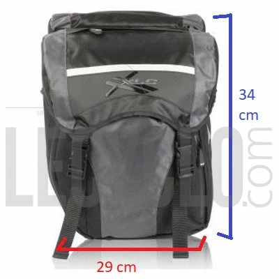 Double Sacoches Cavalières Pour Vélo 30L XLC 4 Double Sacoches Cavalières Pour Vélo 30L XLC – Image 2