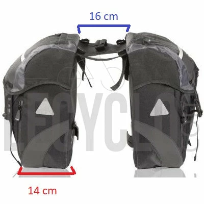 Double Sacoches Cavalières Pour Vélo 30L XLC 6 Double Sacoches Cavalières Pour Vélo 30L XLC – Image 4