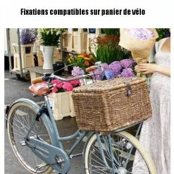 Fixations Pour Caisse Et Panier De Vélo En Osier Rotin - Basil 11 Fixations Pour Caisse Et Panier De Vélo En Osier Rotin - Basil -Remorques vélo Soldes fixations pour caisse et panier de velo en osier rotin basil full 4