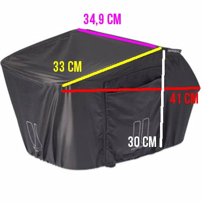 Housse Imperméable Pour Panier Vélo Keep N Dry L Basil 4 Housse Imperméable Pour Panier Vélo Keep N Dry L Basil – Image 2
