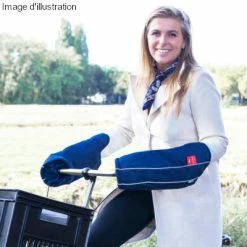 Manchons Vélo Wobs Bleus Contre Le Froid 9 Manchons Vélo Wobs Bleus Contre Le Froid -Remorques vélo Soldes manchons velo wobs bleus contre le froid full 3