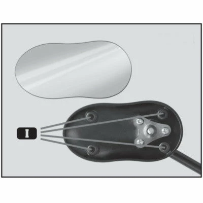 Ergotec-Humpert Miroir De Rechange Pour Rétroviseur Vélo M88 Ergotec 4 Ergotec-Humpert Miroir De Rechange Pour Rétroviseur Vélo M88 Ergotec – Image 2