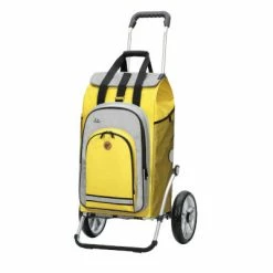 Andersen Panier à Provision Royal Avec Sac 60 Litres Isotherme Hydro -Remorques vélo Soldes panier a provision royal avec sac 60l isotherme hydro jaune full