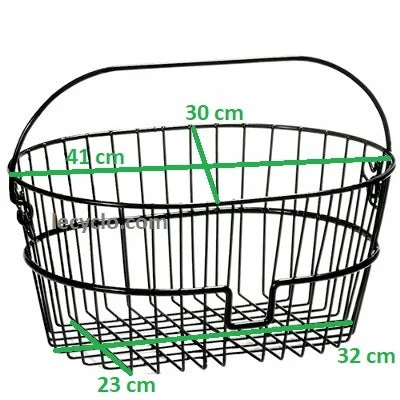 Panier Simple Métal Noir - KlickFix 4 Panier Simple Métal Noir - KlickFix – Image 2
