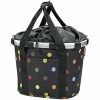 Panier Sur Guidon BikeBasket Dots Reisenthel & Klickfix 1 Panier Sur Guidon BikeBasket Dots Reisenthel & Klickfix -Remorques vélo Soldes panier sur guidon bikebasket dots reisenthel klickfix full