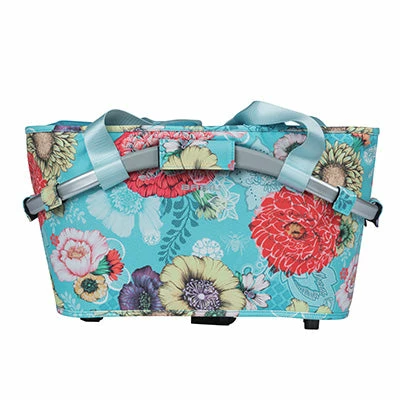 Panier Vélo Arrière Bloom Field 22L Bleu Fleuri Carry All Basil 4 Panier Vélo Arrière Bloom Field 22L Bleu Fleuri Carry All Basil – Image 2