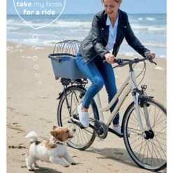 Panier Vélo Pour Chien Bleu Tendance Basil Buddy 10 Panier Vélo Pour Chien Bleu Tendance Basil Buddy -Remorques vélo Soldes panier velo pour chien bleu tendance basil buddy full 4