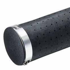 Poignées De Vélo En Cuir Synthétique Noir Classic - Ritchey -Remorques vélo Soldes poignees de velo en cuir synthetique noir classic ritchey full 3