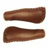 VELO Poignées Vélo Ergonomiques Imitation Cuir Marron 1 VELO Poignées Vélo Ergonomiques Imitation Cuir Marron -Remorques vélo Soldes poignees velo ergonomiques imitation cuir marron full