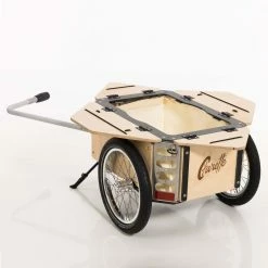 Remorque Vélo Bois Avec Coffre Modulable Flos 2425 Carette