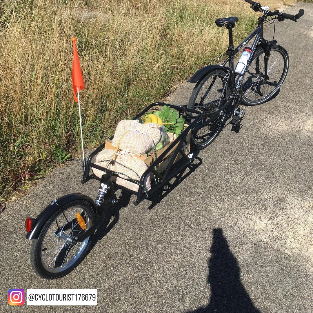 Brandless Remorque Vélo Mono Roue Avec Amortisseur 7 Brandless Remorque Vélo Mono Roue Avec Amortisseur – Image 5