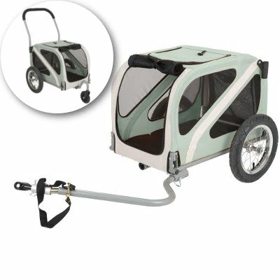 Blue Bird Remorque Vélo Pour Chien Avec Kit Piéton - Monz 3 Blue Bird Remorque Vélo Pour Chien Avec Kit Piéton - Monz