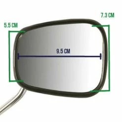 Rétroviseur Pour Vélo Ajustable Point 8 Rétroviseur Pour Vélo Ajustable Point -Remorques vélo Soldes retroviseur pour velo ajustable point full 3