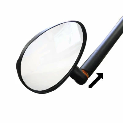 Messingschlager Rétroviseur Vélo Avec Miroir Large Convexe Embout De Guidon 5 Messingschlager Rétroviseur Vélo Avec Miroir Large Convexe Embout De Guidon – Image 3