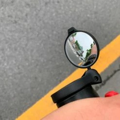 Remorques vélo Soldes -Remorques vélo Soldes retroviseur velo en bout de guidon droit corky urban the beam full 2