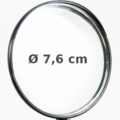 Messingschlager Rétroviseur Vélo Miroir Articulé De 7,6 Cm 5 Messingschlager Rétroviseur Vélo Miroir Articulé De 7,6 Cm – Image 3