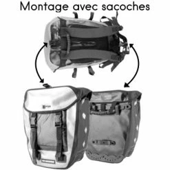 Fox Line Sac à Dos étanche Noir Pour Cyclistes 9 Fox Line Sac à Dos étanche Noir Pour Cyclistes -Remorques vélo Soldes sac a dos etanche noir pour cyclistes full 4