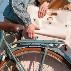 Sac De Courses Avec Son Sac Isotherme Sur Porte-bagages Houston Go Fluo 13 Sac De Courses Avec Son Sac Isotherme Sur Porte-bagages Houston Go Fluo -Remorques vélo Soldes sac shopper go fluo houston 003