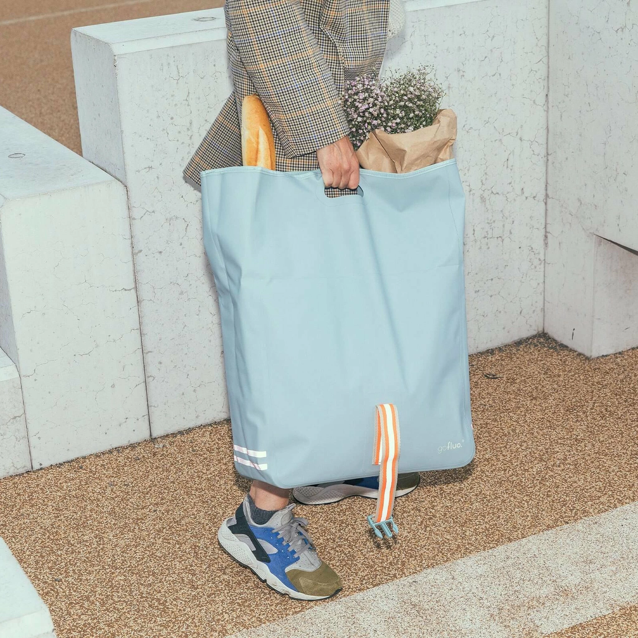 Sac De Courses Avec Son Sac Isotherme Sur Porte-bagages Houston Go Fluo 8 Sac De Courses Avec Son Sac Isotherme Sur Porte-bagages Houston Go Fluo – Image 6