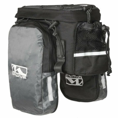 M-Wave Sacoche Avec Extensions Sur Porte Bagage Vélo Auto Agrippante 4 M-Wave Sacoche Avec Extensions Sur Porte Bagage Vélo Auto Agrippante – Image 2