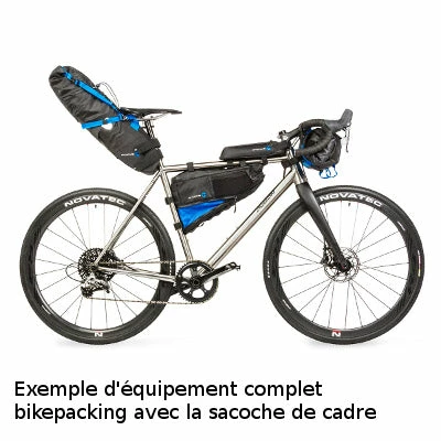 Sacoche De Cadre Vélo 0.75L Bikepacking M-wave 6 Sacoche De Cadre Vélo 0.75L Bikepacking M-wave – Image 4