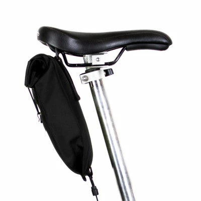 Sacoche De Selle Noire Pour Vélo Pliant Restrap City 4 Sacoche De Selle Noire Pour Vélo Pliant Restrap City – Image 2