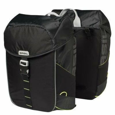 Sacoche Double Imperméable Vélo Miles Basil Noir/lime 3 Sacoche Double Imperméable Vélo Miles Basil Noir/lime