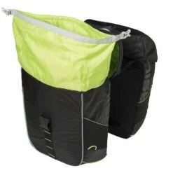 Sacoche Double Imperméable Vélo Miles Basil Noir/lime 8 Sacoche Double Imperméable Vélo Miles Basil Noir/lime -Remorques vélo Soldes sacoche double impermeable velo miles basil noir lime full 3