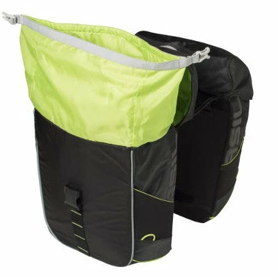 Sacoche Double Imperméable Vélo Miles Basil Noir/lime 5 Sacoche Double Imperméable Vélo Miles Basil Noir/lime – Image 3