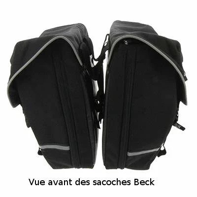 Sacoche Double Noire Extensible Vélo SPRTV De Beck 5 Sacoche Double Noire Extensible Vélo SPRTV De Beck – Image 3