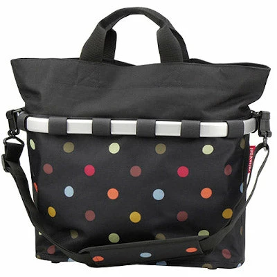 Sacoche Pour Porte-bagages Bikebasket Oval M Dots Klickfix 3 Sacoche Pour Porte-bagages Bikebasket Oval M Dots Klickfix