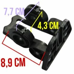 Sacoche Sur Cintre Avec Porte Carte 7L Utrecht M-Wave -Remorques vélo Soldes sacoche sur cintre avec porte carte 7l utrecht m wave full 3