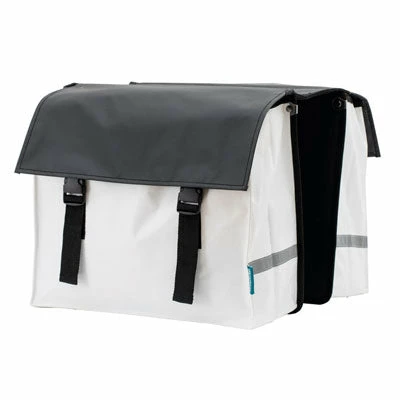 Sacoche Vélo Double 40 L Blanche Et Noire Urban Proof 3 Sacoche Vélo Double 40 L Blanche Et Noire Urban Proof