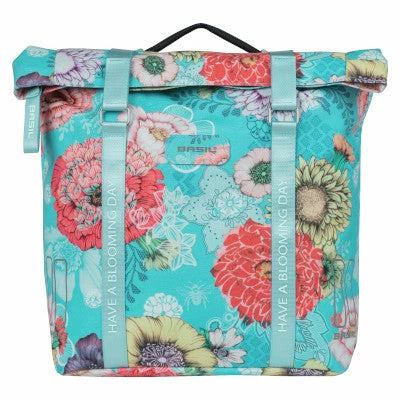 Sacoche Vélo Double Porte-bagage Amovible MIK Bleu Bloom Basil 4 Sacoche Vélo Double Porte-bagage Amovible MIK Bleu Bloom Basil – Image 2