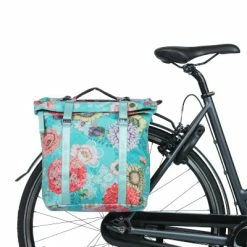 Sacoche Vélo Double Porte-bagage Amovible MIK Bleu Bloom Basil 12 Sacoche Vélo Double Porte-bagage Amovible MIK Bleu Bloom Basil -Remorques vélo Soldes sacoche velo double porte bagage amovible mik bleu bloom basil full 5