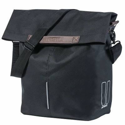 Sacoche Vélo Simple 16 L City Shopper Noire Basil 3 Sacoche Vélo Simple 16 L City Shopper Noire Basil