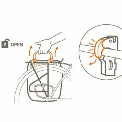 Sacoche Vélo Vaude Comyou Pro Sur Porte-bagages 26L -Remorques vélo Soldes sacoche velo vaude comyou pro sur porte bagages 26l full 6