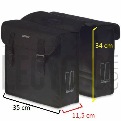 Sacoches Vélo Double Mara L 26 L Basil 6 Sacoches Vélo Double Mara L 26 L Basil – Image 4