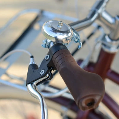 Brandless Sonnette De Vélo Au Look Ancien Couleur Argent 57 Mm 4 Brandless Sonnette De Vélo Au Look Ancien Couleur Argent 57 Mm – Image 2