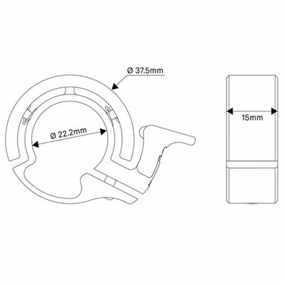 Sonnette Pour Vélo Oi Classic Silver Small Knog 7 Sonnette Pour Vélo Oi Classic Silver Small Knog – Image 5