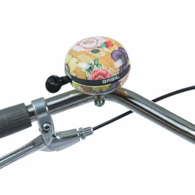 Sonnette Vélo Fleurs Jaune Miel Big Bell Bloom Field Basil 4 Sonnette Vélo Fleurs Jaune Miel Big Bell Bloom Field Basil – Image 2