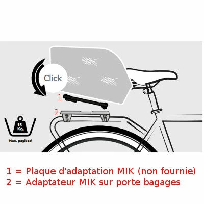 Support De Fixation MIK Sur Porte Bagage Basil 8 Support De Fixation MIK Sur Porte Bagage Basil – Image 6