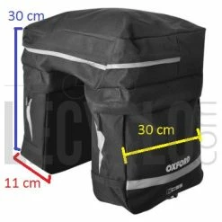 Oxford Triple Sacoche De Vélo Sur Porte-bagage Arrière 8 Oxford Triple Sacoche De Vélo Sur Porte-bagage Arrière -Remorques vélo Soldes triple sacoche de velo sur porte bagage arriere full 3